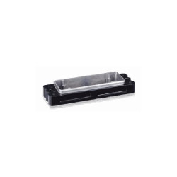 Embase en saillie 24B, Aluminium moulé sous pression, acier inoxydable, IP68/IP69K, Sortie basse